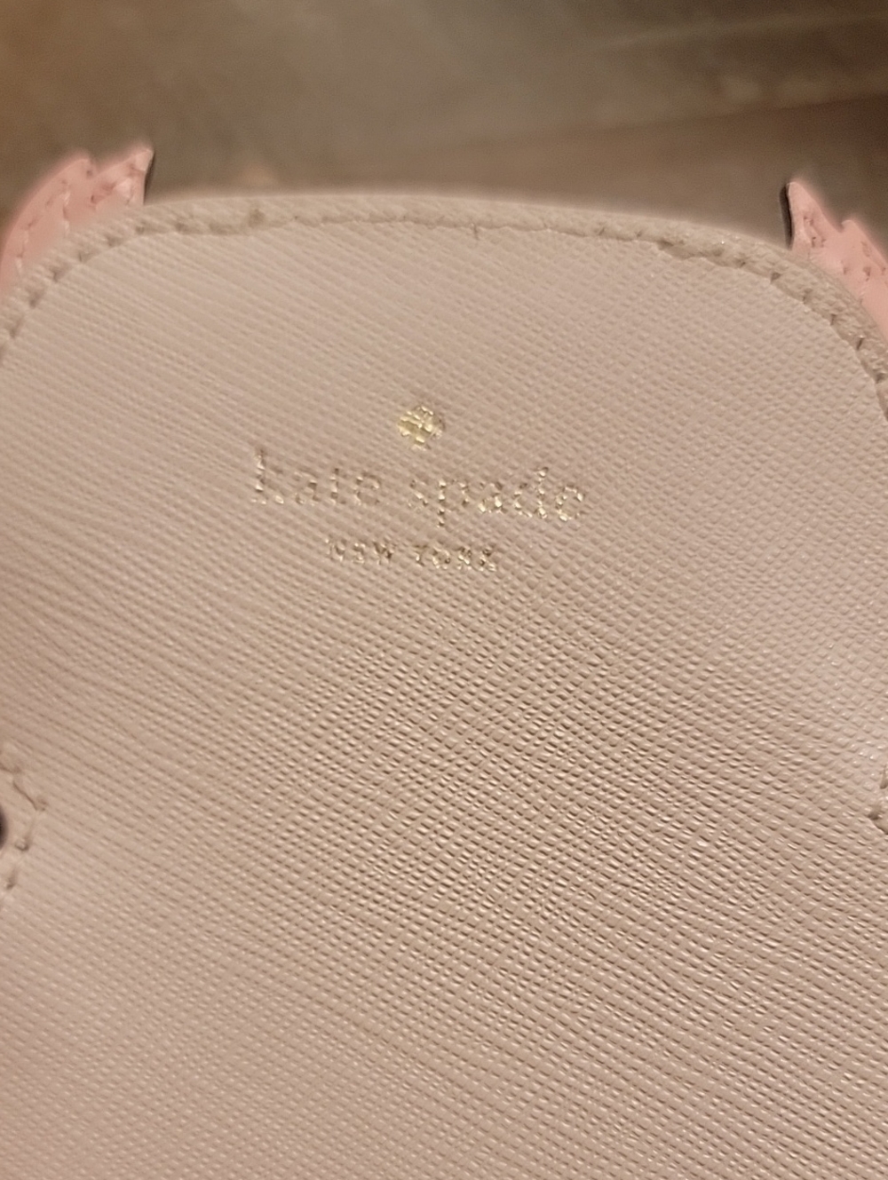kate spade Blaze A Trail Beige and Pink Owl Coin Holder - Picture 9 of 14